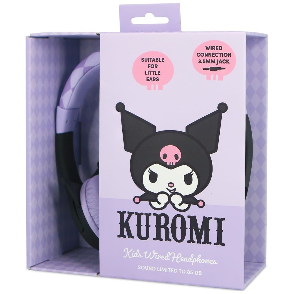 Παιδικά ακουστικά OTL Kuromi με ελαστικά αυτιά - Image 12