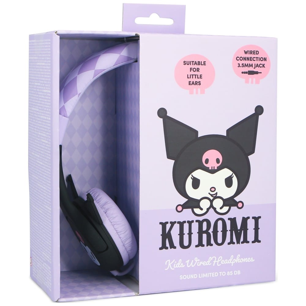 Παιδικά ακουστικά OTL Kuromi με ελαστικά αυτιά - Image 13
