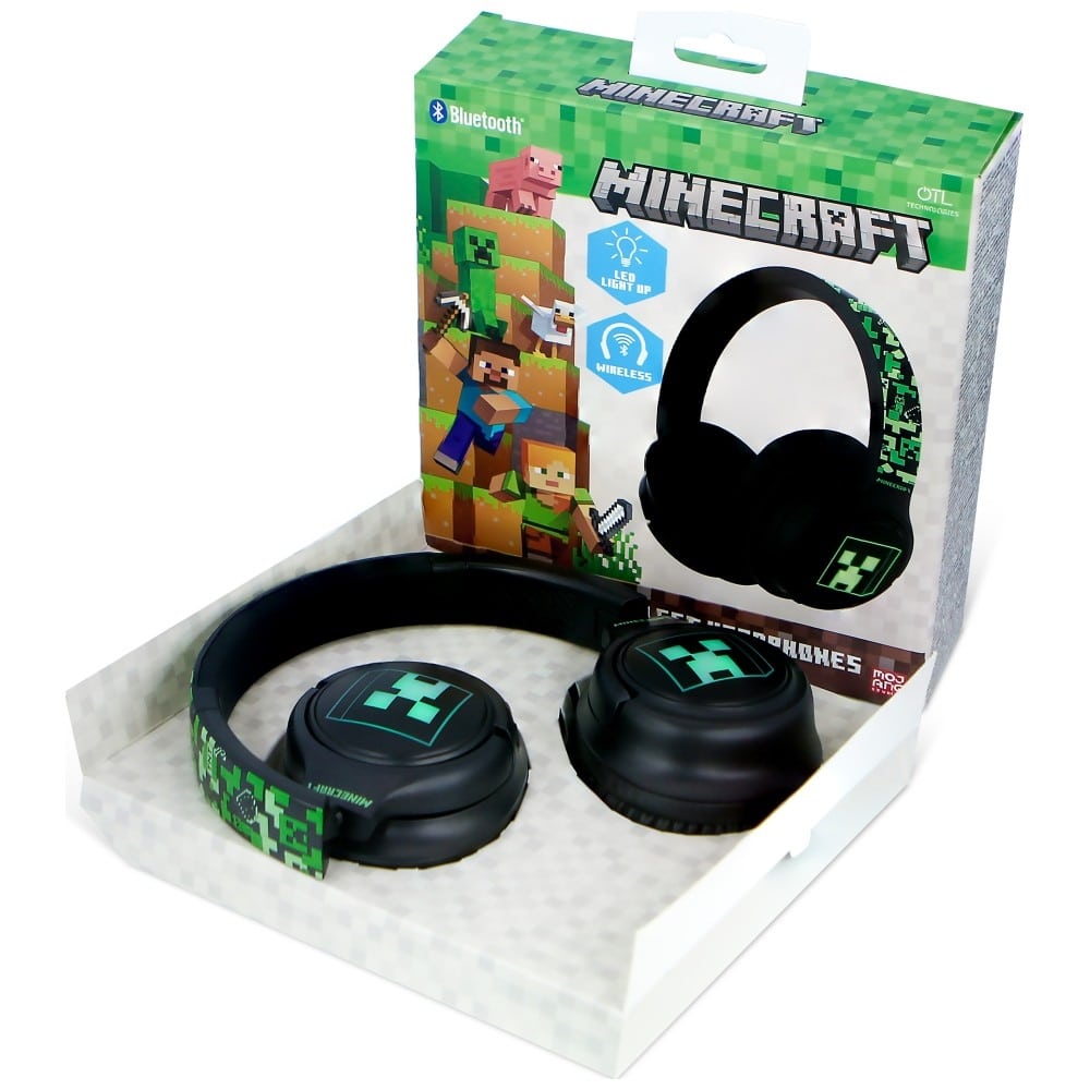 Ασύρματα ακουστικά OTL Minecraft με φωτισμό LED - Image 6
