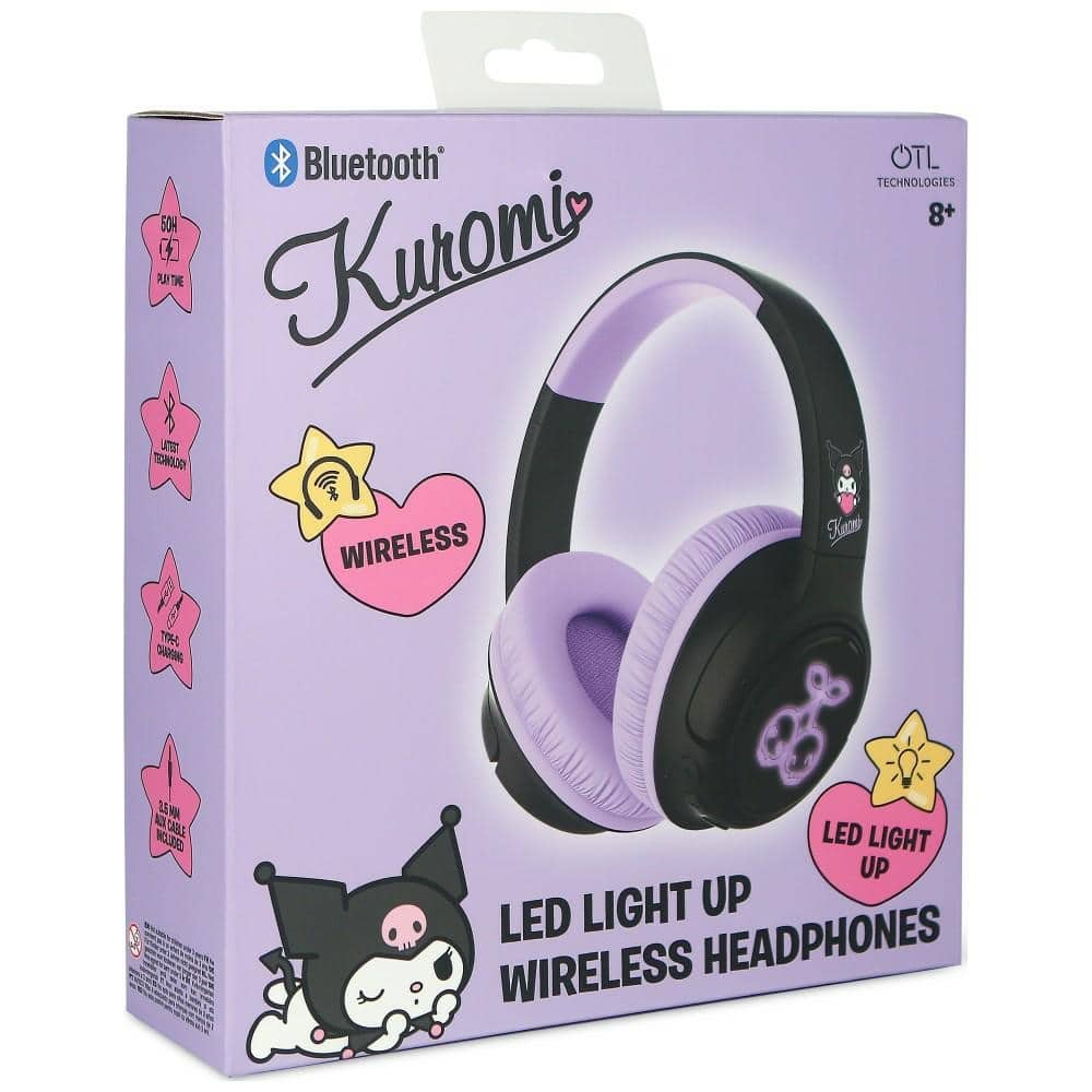 Ασύρματα ακουστικά OTL Kuromi με φωτισμό LED - Image 10
