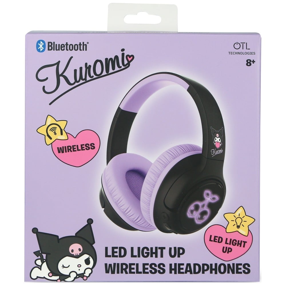 Ασύρματα ακουστικά OTL Kuromi με φωτισμό LED - Image 8