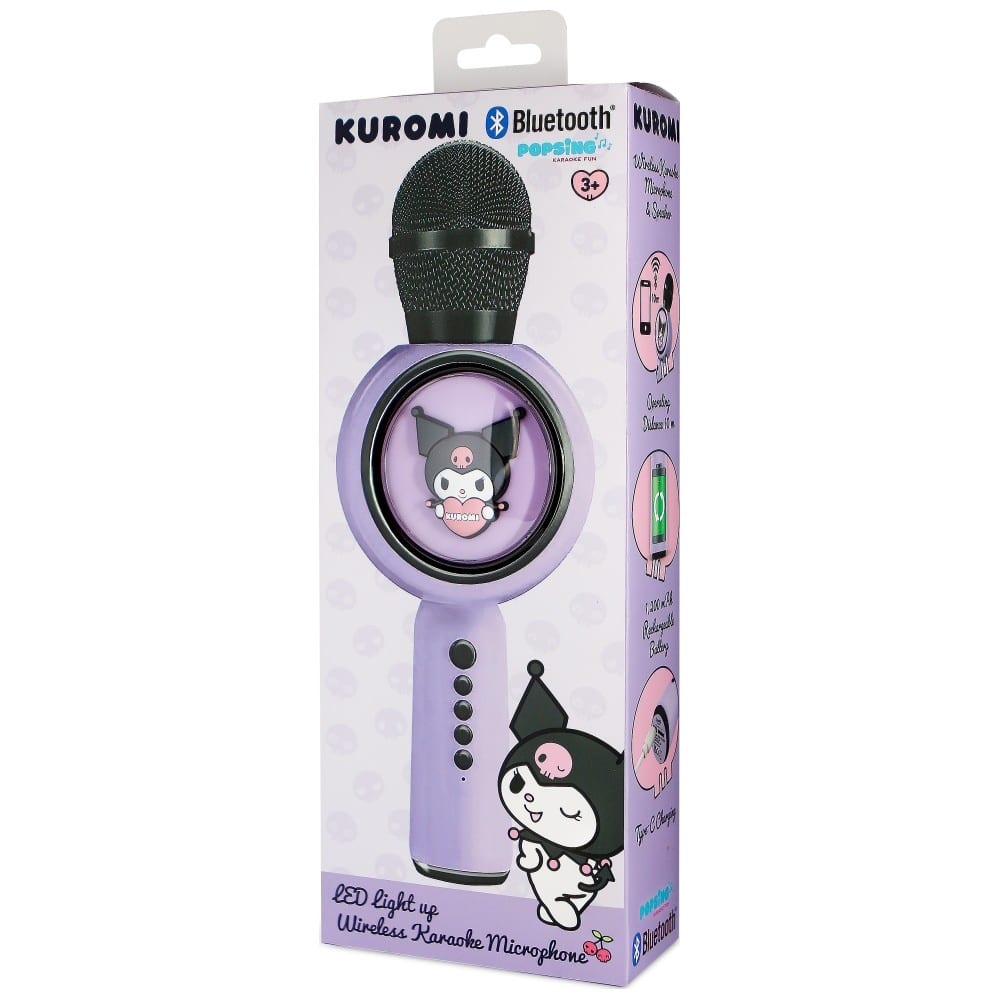 Μικρόφωνο Καραόκε με Ασύρματο Ηχείο LED OTL Kuromi - Image 13