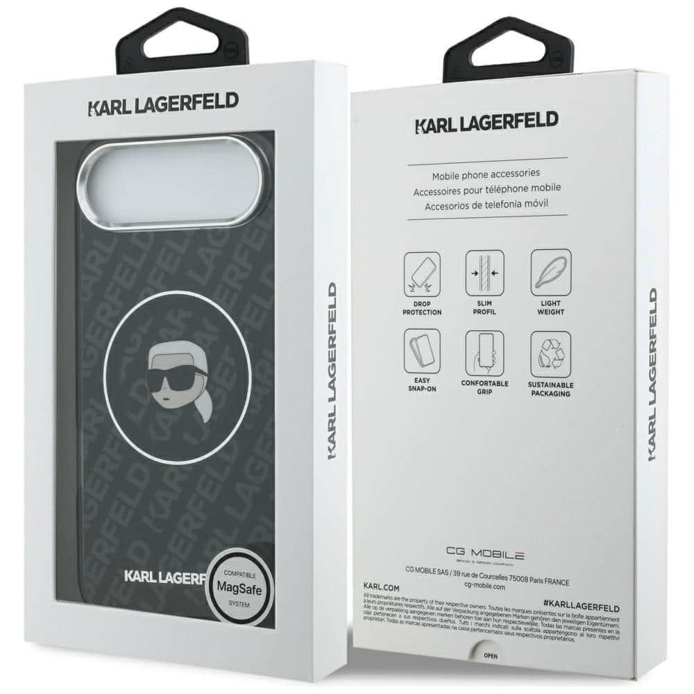 Karl Lagerfeld IML Karl Head Logo - θήκη για Apple iPhone Air - Μαύρο - Image 8