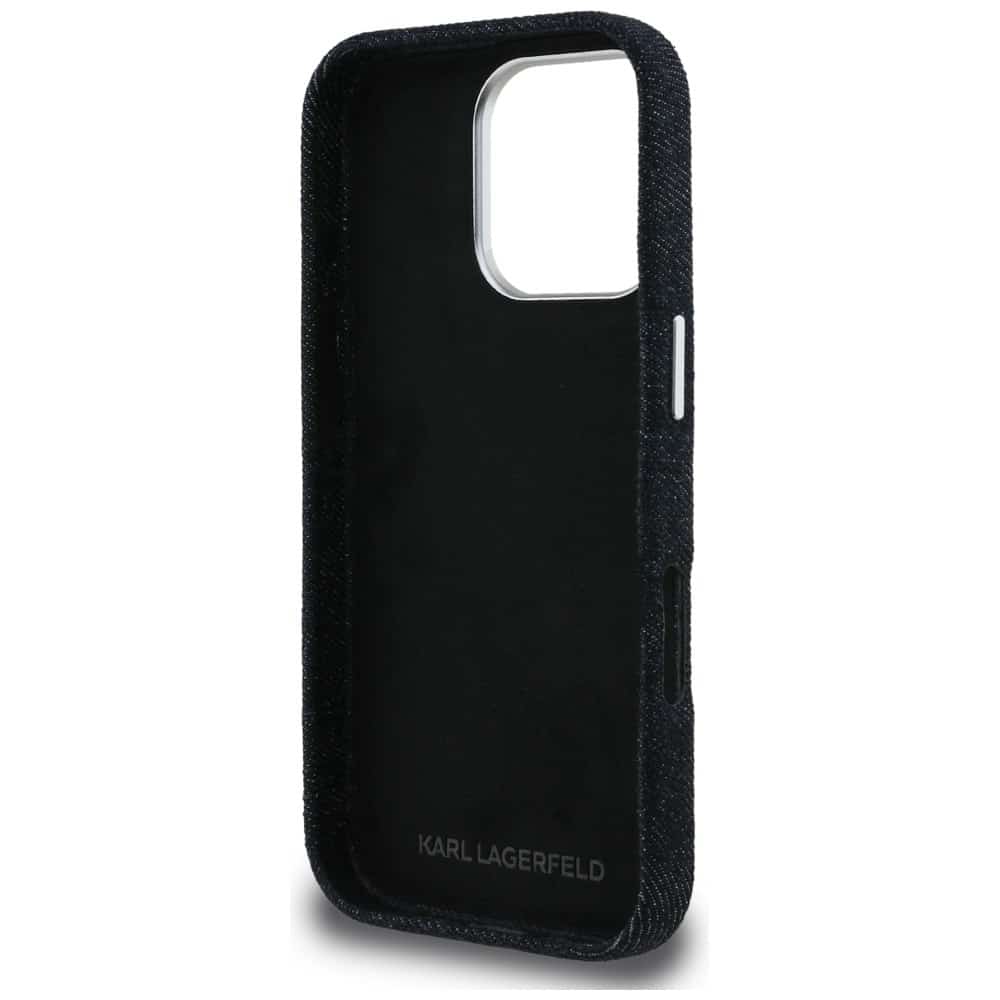 Karl Lagerfeld Signature Denim - θήκη για Apple iPhone 16 Pro Max - Μαύρο - Image 7