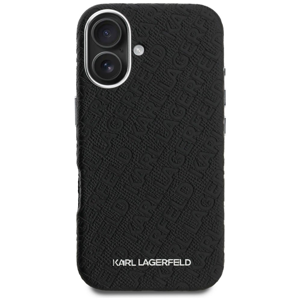 Karl Lagerfeld FW Stamped Karl - θήκη για Apple iPhone 16 - Μαύρο - Image 3