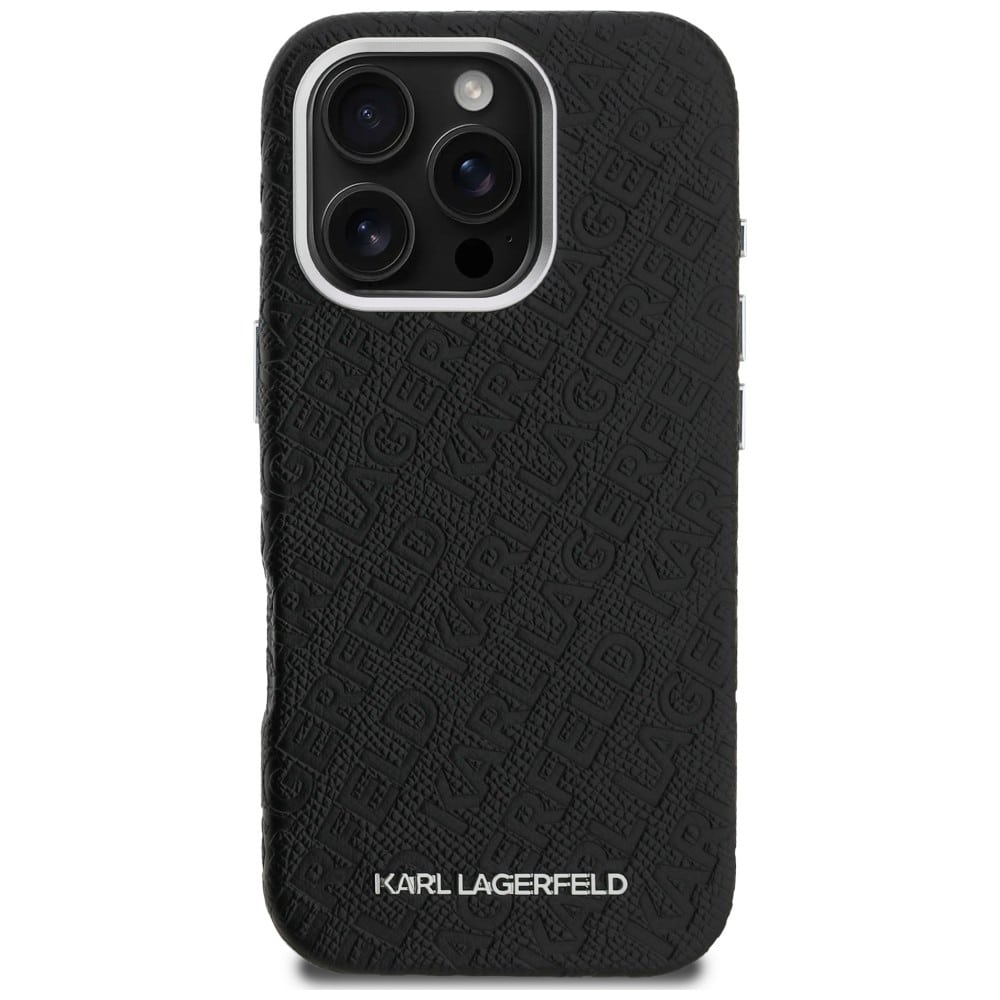 Karl Lagerfeld FW Stamped Karl - θήκη για Apple iPhone 16 Pro - Μαύρο - Image 3
