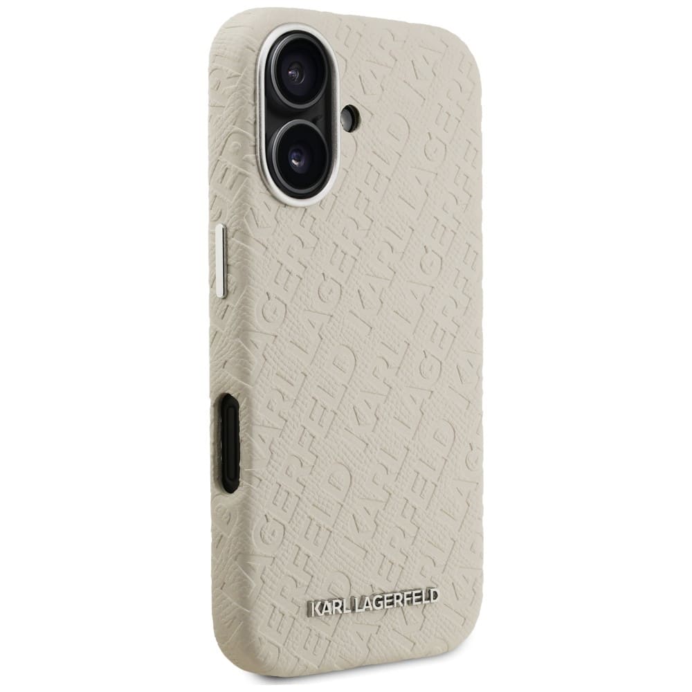 Karl Lagerfeld FW Stamped Karl - θήκη για Apple iPhone 16 - Μπεζ - Image 4