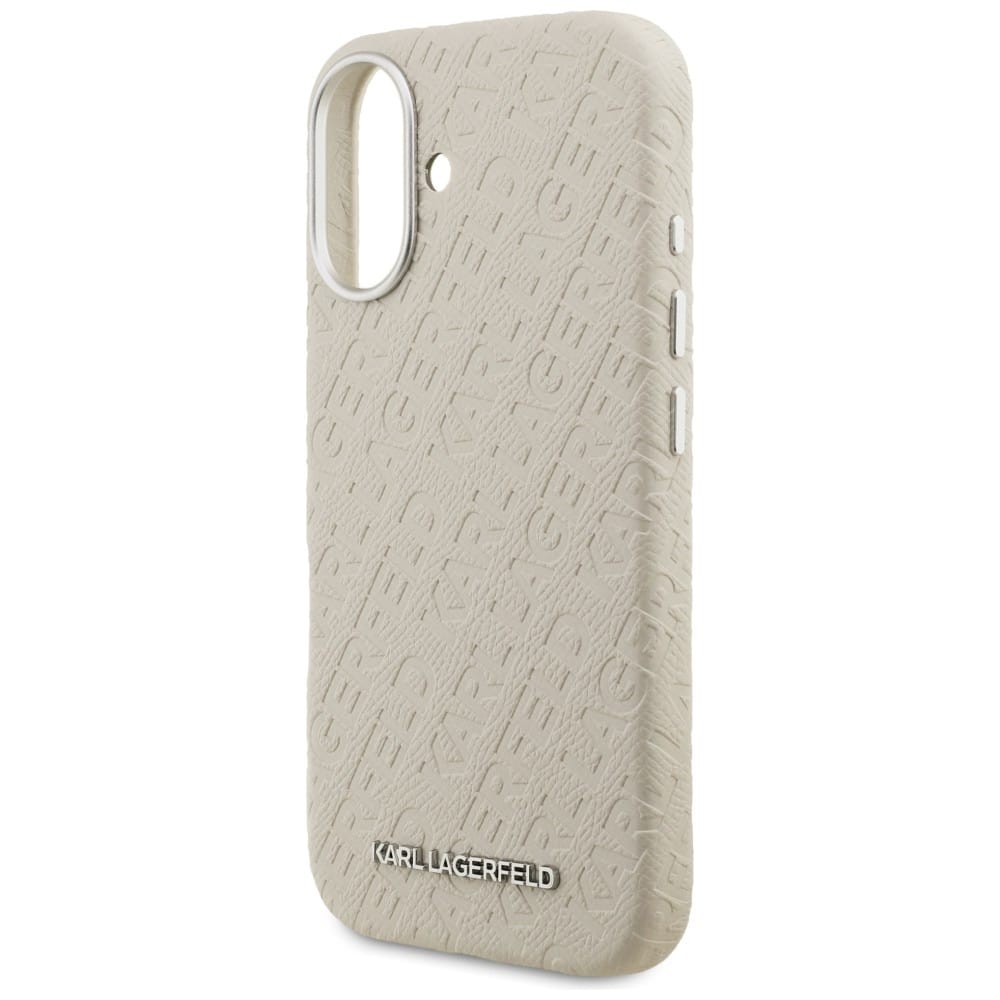 Karl Lagerfeld FW Stamped Karl - θήκη για Apple iPhone 16 - Μπεζ - Image 6