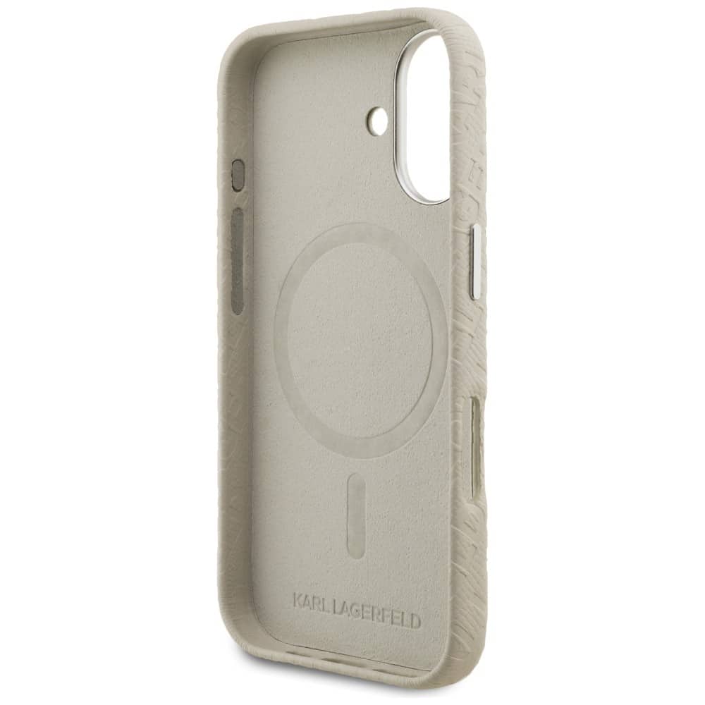 Karl Lagerfeld FW Stamped Karl - θήκη για Apple iPhone 16 - Μπεζ - Image 7