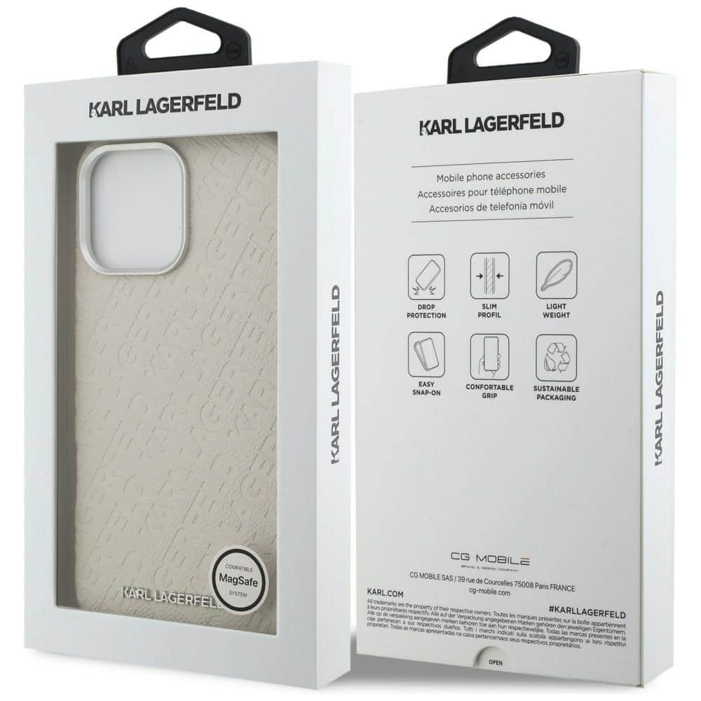 Karl Lagerfeld FW Stamped Karl - θήκη για Apple iPhone 16 Pro Max - Διάφανο - Image 8