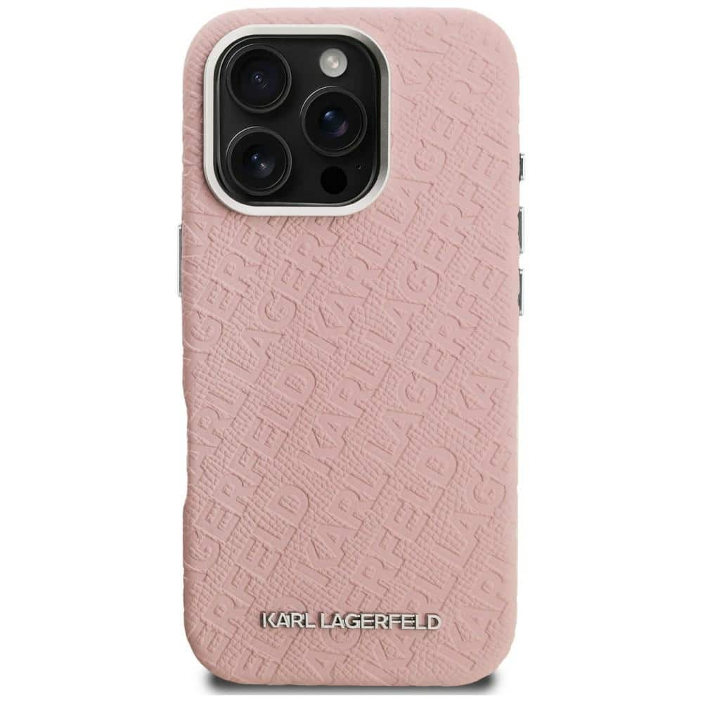 Karl Lagerfeld FW Stamped Karl - θήκη για Apple iPhone 16 Pro Max - Ροζ - Image 3