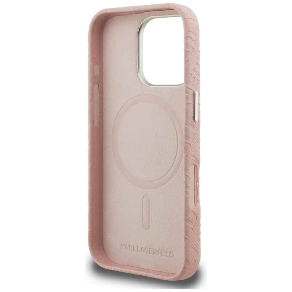 Karl Lagerfeld FW Stamped Karl - θήκη για Apple iPhone 16 Pro Max - Ροζ - Image 7