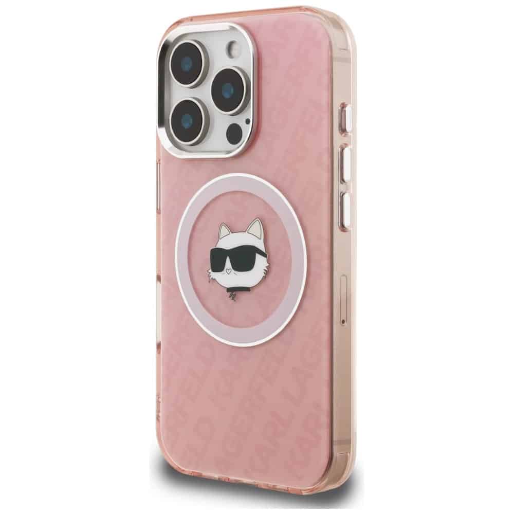 Karl Lagerfeld IML Choupette Head Logo - θήκη για Apple iPhone 16 Pro - Ροζ - Image 2