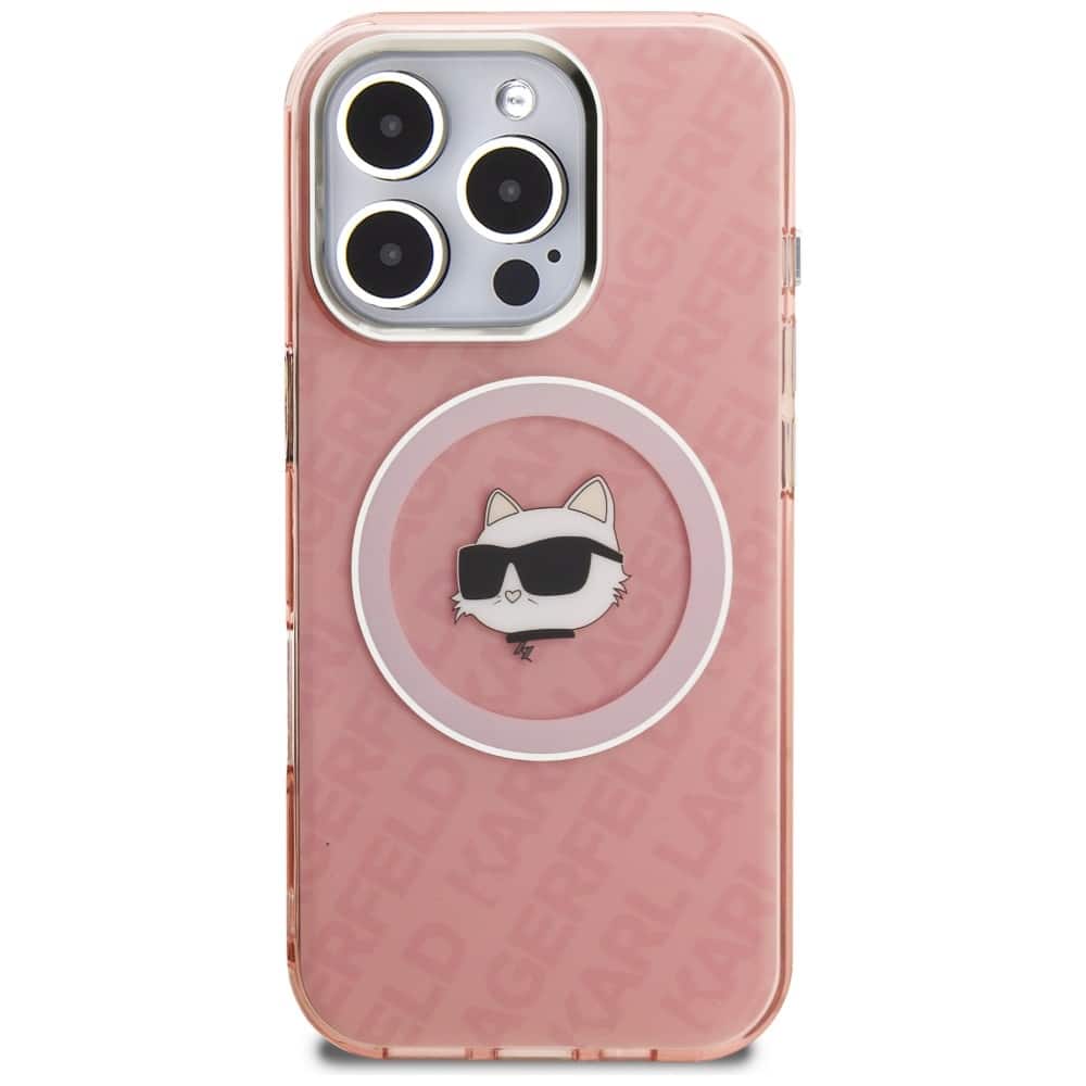 Karl Lagerfeld IML Choupette Head Logo - θήκη για Apple iPhone 16 Pro - Ροζ - Image 3