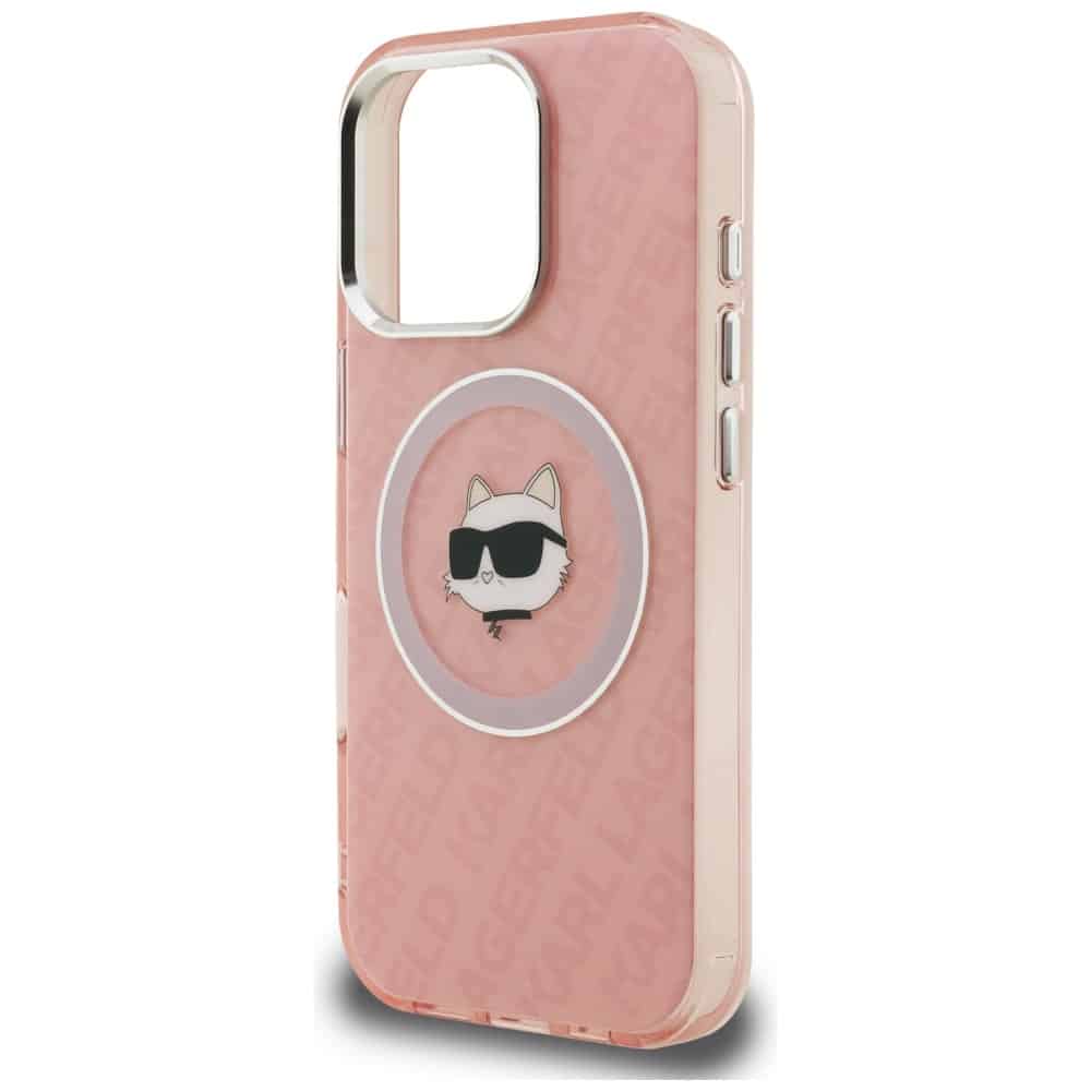 Karl Lagerfeld IML Choupette Head Logo - θήκη για Apple iPhone 16 Pro - Ροζ - Image 6
