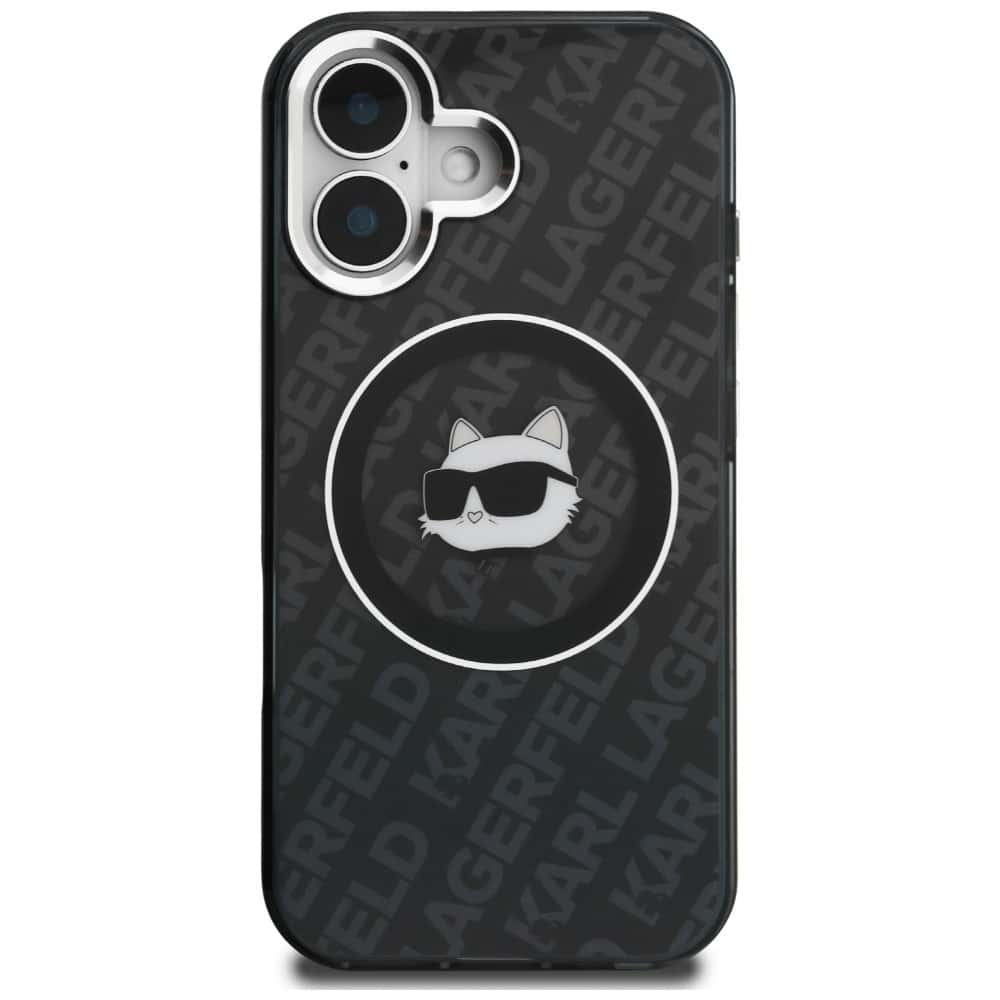 Karl Lagerfeld IML Choupette Head Logo - θήκη για Apple iPhone 16 - Μαύρο - Image 3