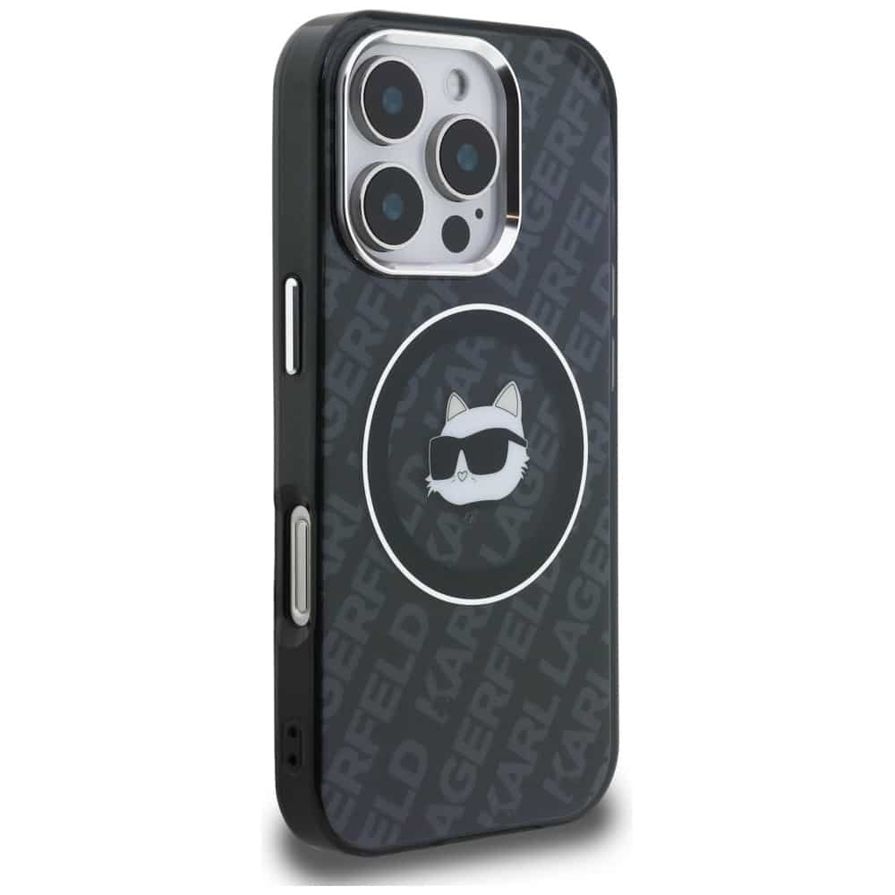 Karl Lagerfeld IML Choupette Head Logo - θήκη για Apple iPhone 16 Pro - Μαύρο - Image 4