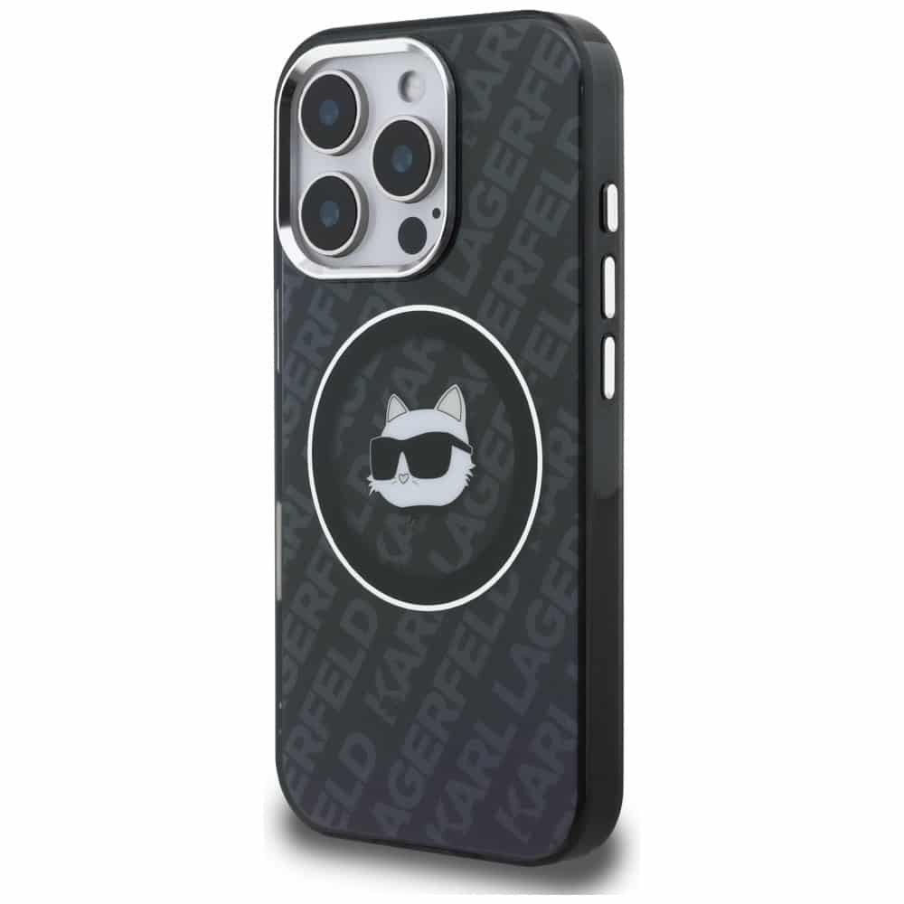 Karl Lagerfeld IML Choupette Head Logo - θήκη για Apple iPhone 16 Pro Max - Μαύρο - Image 2