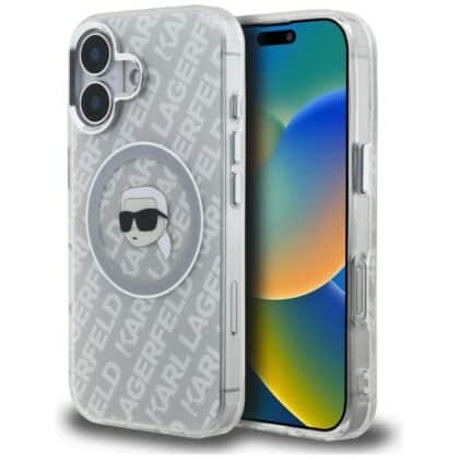 Karl Lagerfeld IML Karl Head Logo - θήκη για Apple iPhone 16 - Γκρι