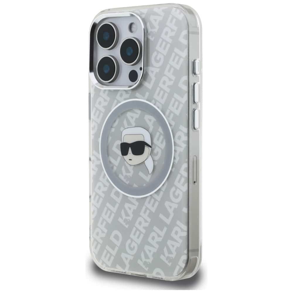 Karl Lagerfeld IML Karl Head Logo - θήκη για Apple iPhone 16 Pro - Γκρι - Image 2