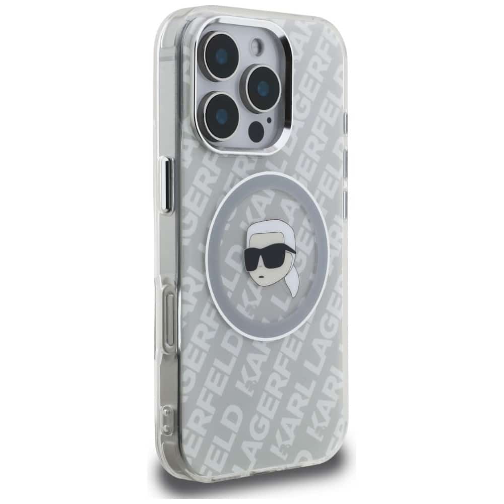 Karl Lagerfeld IML Karl Head Logo - θήκη για Apple iPhone 16 Pro - Γκρι - Image 4