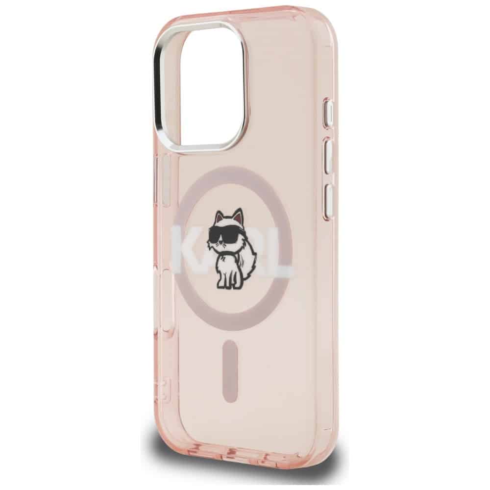Karl Lagerfeld IML Choupette Head Sketch - θήκη για Apple iPhone 16 Pro Max - Ροζ - Image 6