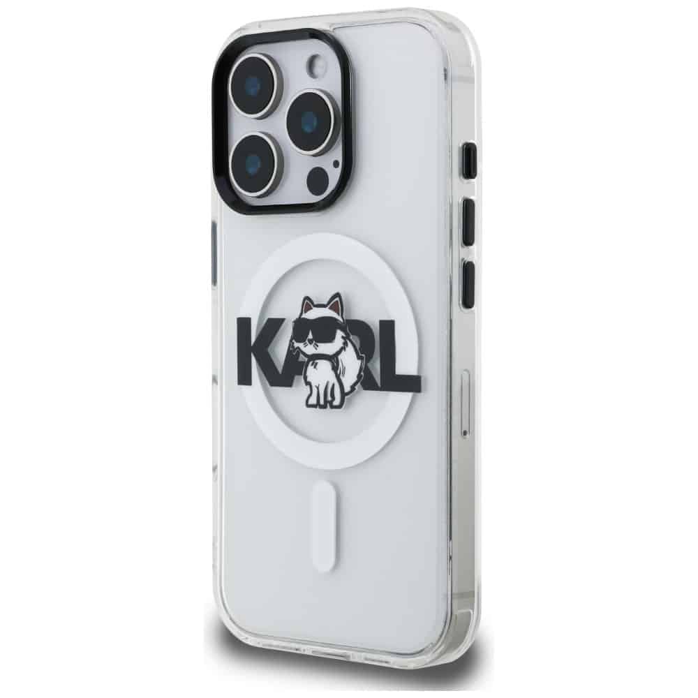 Karl Lagerfeld IML Choupette Head Sketch - θήκη για Apple iPhone 16 Pro - Διάφανο - Image 2
