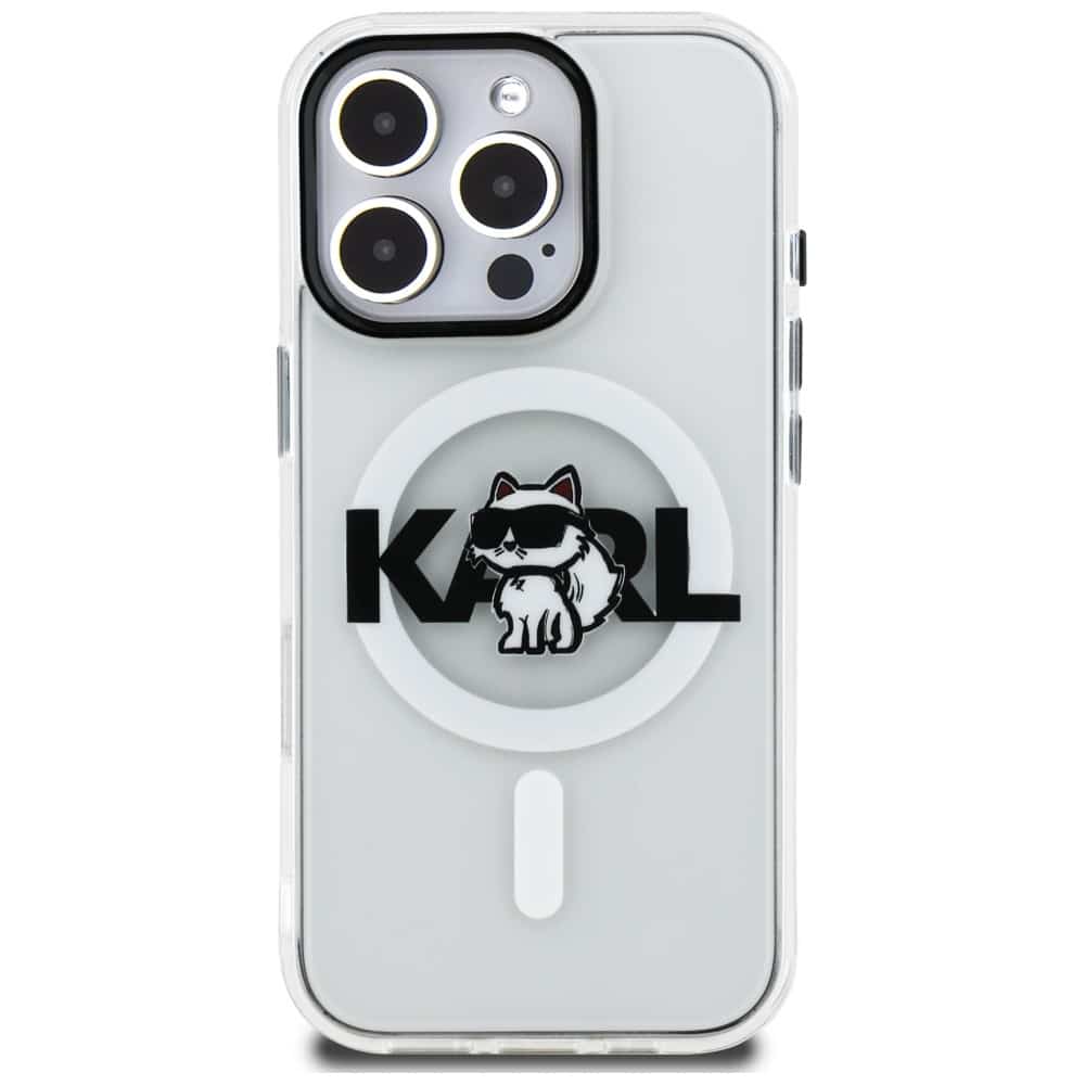 Karl Lagerfeld IML Choupette Head Sketch - θήκη για Apple iPhone 16 Pro - Διάφανο - Image 3