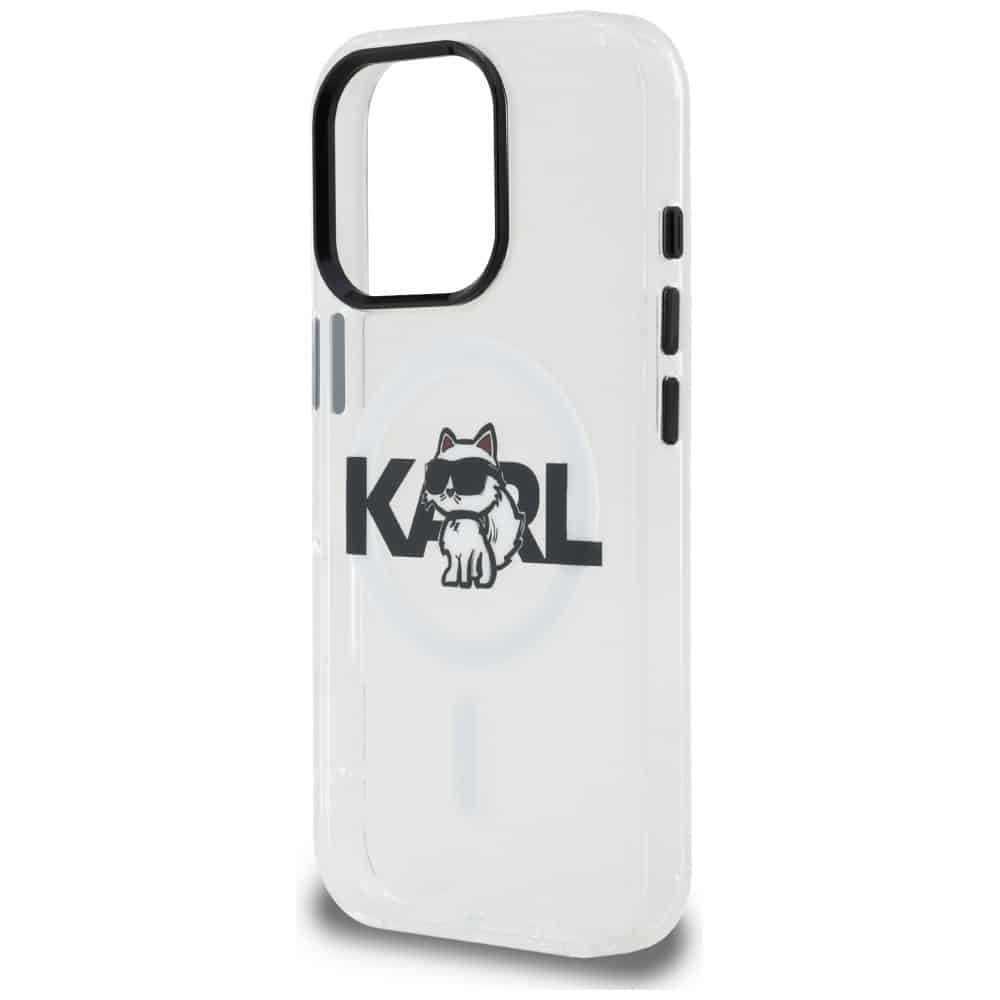 Karl Lagerfeld IML Choupette Head Sketch - θήκη για Apple iPhone 16 Pro - Διάφανο - Image 6