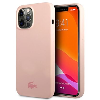 Lacoste Σιλικόνη - θήκη για Apple iPhone 13 Pro - Ροζ