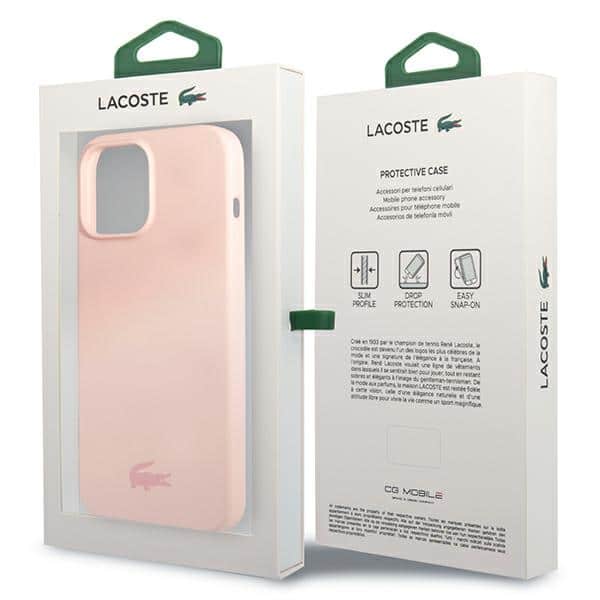Lacoste LCHCP13XSI - θήκη για Apple iPhone 13 Pro Max - Ροζ - Image 8