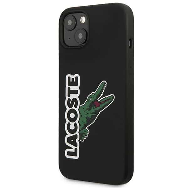 Lacoste LCHC13SSHK iPhone 13 mini 5,4" μαύρη σκληρή θήκη με κεφαλή σιλικόνης σε σχήμα κροκόδειλου - Image 2