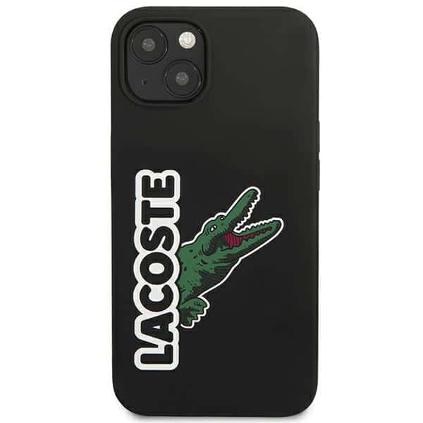 Lacoste LCHC13SSHK iPhone 13 mini 5,4" μαύρη σκληρή θήκη με κεφαλή σιλικόνης σε σχήμα κροκόδειλου - Image 3