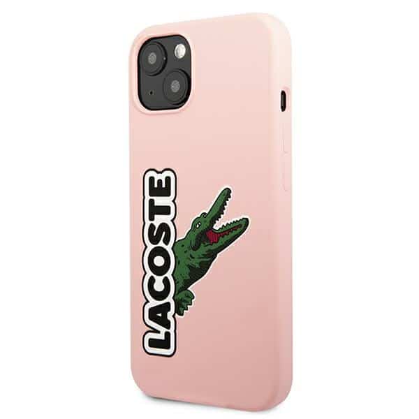 Lacoste LCHC13MSHI iPhone 13 6,1" ροζ σκληρή θήκη σιλικόνης με κεφαλή κροκόδειλου - Image 2
