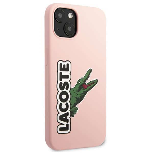 Lacoste LCHC13MSHI iPhone 13 6,1" ροζ σκληρή θήκη σιλικόνης με κεφαλή κροκόδειλου - Image 4