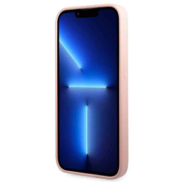 Lacoste LCHC13MSHI iPhone 13 6,1" ροζ σκληρή θήκη σιλικόνης με κεφαλή κροκόδειλου - Image 5