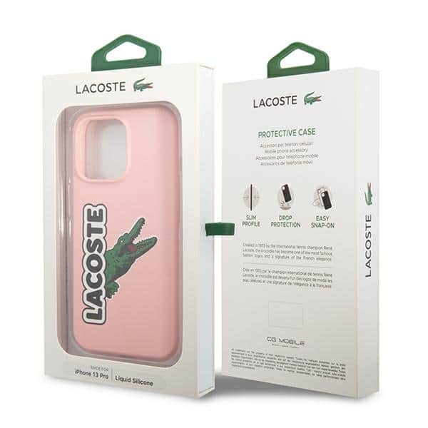 Lacoste Silicone Head Crocodile - θήκη για Apple iPhone 13 Pro Max - Ροζ - Image 8