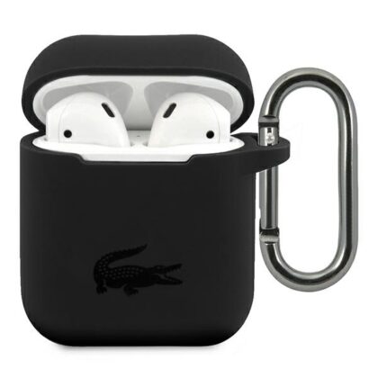 Κάλυμμα AirPods Lacoste LCA2SK από μαύρη σιλικόνη