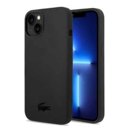 Σκληρή θήκη Lacoste LCHCP14MSK για iPhone 14 Plus / 15 Plus 6,7" σε μαύρο χρώμα με σιλικόνη