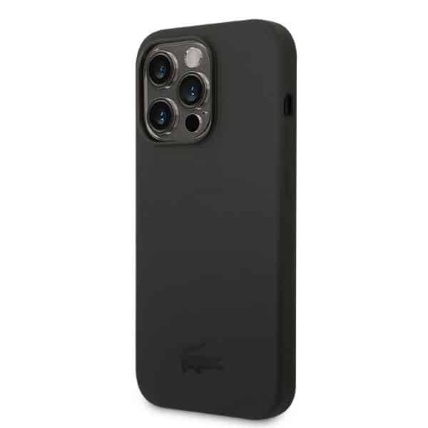 Lacoste Σιλικόνη Plain - θήκη για Apple iPhone 14 Pro - Μαύρο - Image 2