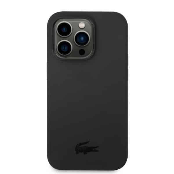 Lacoste Σιλικόνη Plain - θήκη για Apple iPhone 14 Pro - Μαύρο - Image 3