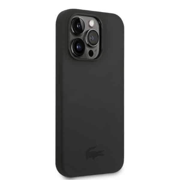 Lacoste Σιλικόνη Plain - θήκη για Apple iPhone 14 Pro - Μαύρο - Image 4