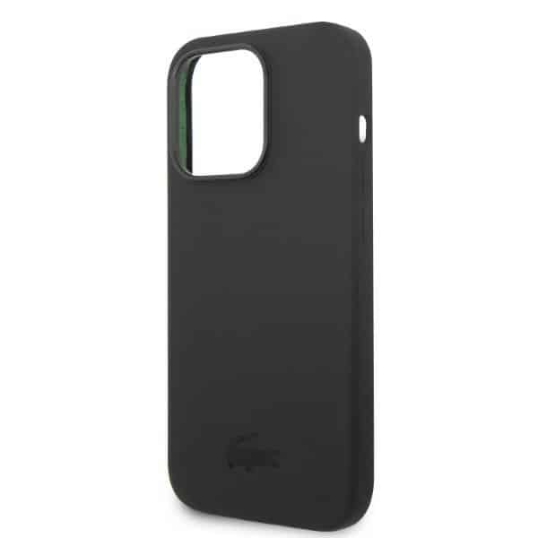 Lacoste Σιλικόνη Plain - θήκη για Apple iPhone 14 Pro - Μαύρο - Image 6