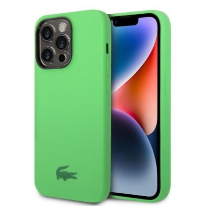 Lacoste LCHCP14XSN Σκληρή θήκη για iPhone 14 Pro Max 6,7" σε πράσινο χρώμα με σιλικόνη