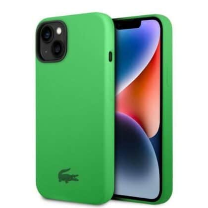 Lacoste Σιλικόνη Plain - θήκη για Apple iPhone 14 Plus / 15 - Πράσινο