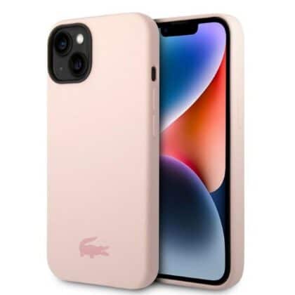 Lacoste Σιλικόνη Plain - θήκη για Apple iPhone 14 Plus / 15 - Ροζ