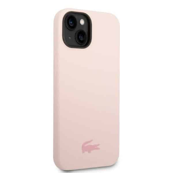 Lacoste Σιλικόνη Plain - θήκη για Apple iPhone 14 Plus / 15 - Ροζ - Image 4