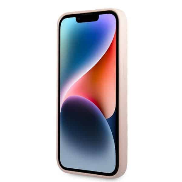 Lacoste Σιλικόνη Plain - θήκη για Apple iPhone 14 Plus / 15 - Ροζ - Image 5