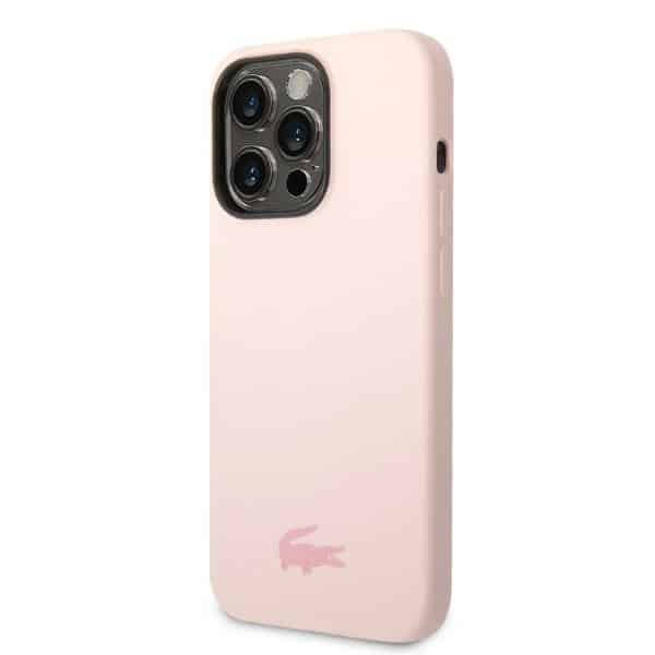 Lacoste Σιλικόνη Απλή - θήκη για Apple iPhone 14 Pro Max - Ροζ - Image 2