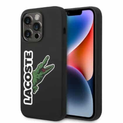 Lacoste Σιλικόνη Κροκόδειλος - θήκη για Apple iPhone 14 Pro Max - Μαύρο